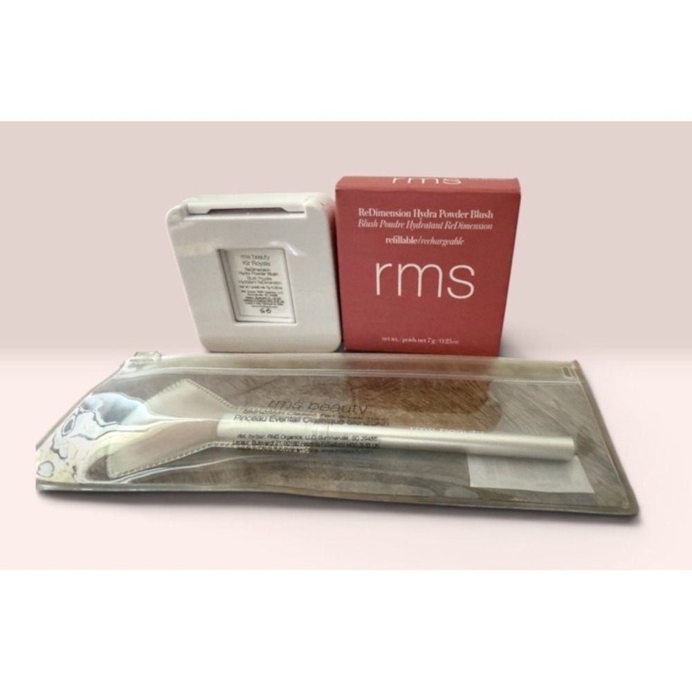 RMS Beauty Re-Dimension Hydra Powder Refillable Blush KIR ROYAL w/ Brush. NIB - Picture 2 of 3